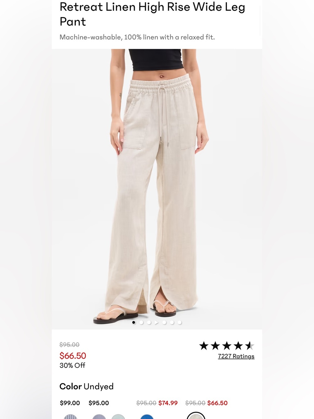 Athleta Linen Retreat Pants 🤍